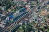 Luftaufnahme EISENBAHN/Aarau Bahnhof - Foto Bahnhof Aarau 5788