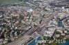 Luftaufnahme EISENBAHN/Thun Bahnhof - Foto Thun Bahnhof 6412