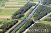 Luftaufnahme EISENBAHN/Thurbruecke Weinfelden TG - Foto Thurbruecke 5475