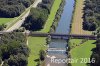 Luftaufnahme EISENBAHN/Thurbruecke Weinfelden TG - Foto Thurbruecke 5522