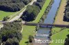 Luftaufnahme EISENBAHN/Thurbruecke Weinfelden TG - Foto Thurbruecke 5523