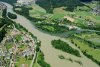 Luftaufnahme Kanton Aargau/Aare Reuss Einmuendung - Foto Aare Limmat 2617