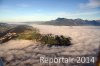 Luftaufnahme Kanton Luzern/Meggen/Meggen im Nebel - Foto Meggen 0768