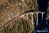 Luftaufnahme EISENBAHN/Bahnviadukt Landwasser - Foto Landwasser web