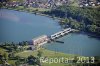 Luftaufnahme WASSERKRAFTWERKE/Wasserkraftwerk Klingnau - Foto Wasserkraftwerk Klingnau 8554