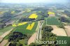 Luftaufnahme Kanton Fribourg/A1 bei La Vounaise FR - Foto AI Vounaise 1407