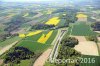 Luftaufnahme Kanton Fribourg/A1 bei La Vounaise FR - Foto AI Vounaise 1410