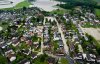 Luftaufnahme Kanton St.Gallen/Widnau Hochwasser 2013 - Foto Hochwasser Widnau 9047