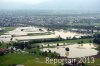 Luftaufnahme Kanton St.Gallen/Widnau Hochwasser 2013 - Foto Widnau 8957