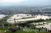 Luftaufnahme Kanton St.Gallen/Widnau Hochwasser 2013 - Foto Widnau 8961