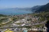 Luftaufnahme Kanton Waadt/Villeneuve Bombardier - Foto Bombardier Villeneuve 4738