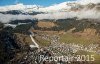 Luftaufnahme SCHNEEMANGEL/Flims-Laax - Foto Flims-LaaxFlims 9172