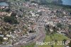 Luftaufnahme EISENBAHN/Spiez Bahnhof - Foto Spiez Bahnhof 6369