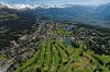 Luftaufnahme Kanton Wallis/Crans-Montana/Montana-Golfplatz - Foto Montana Golfplatz 4292 DxO