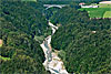 Foto 297: Die als Röschtigraben bezeichnete Sense-Schlucht mit der Schwarzwasserbrücke.