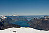 Foto 195: Fronalpstock mit Vierwaldstättersee und Pilatus im Hintergrund.