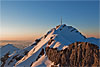 Foto 237: Der Säntis im Abendlicht.