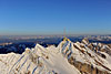 Foto 241: Der Säntis mit der Alpenkette im Hintergrund.
