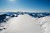 Foto 245: Der Plaine-Morte-Gletscher ist ein Plateaugletscher. Blick gegen Westen.