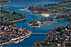 Foto 176: Tiefer Wasserpegel des Rheins bei Stein am Rhein.