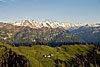 Foto 187: Harderkamm mit Alpenkette BE.