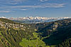 Foto 189: Grünenbergpass mit Alpenkette BE.