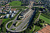 Foto 40: Ausbau der Nordumfahrung Zürich. Blick auf das Südportal des Gubristtunnels.