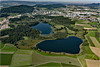 Foto 83: Der Obere und im Hintergrund der Untere Chatzensee zwischen Regensdorf und Wallisellen ZH.