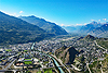 Foto 65: Sion bzw. Sitten ist der Hauptort des Kantons Wallis.