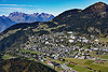 Foto 115: Leysin VD liegt auf einer Sonnenterasse auf 1260 m.ü.M. über dem Rhonetal.