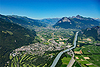 Foto 157: Das Rheintal bei Bad Ragaz SG.